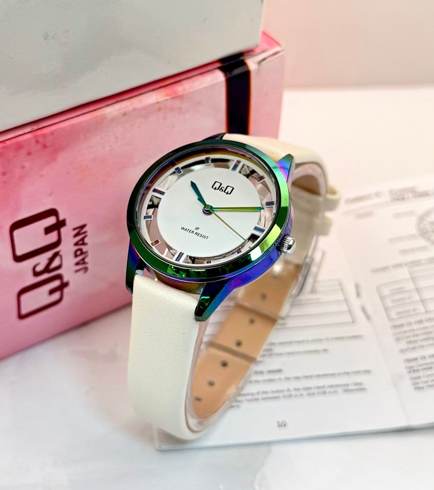 Q&Q Rainbow Quartz Blanco